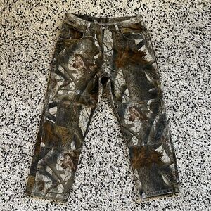 Wrangler Men’s Pants Realtree Hardwood Camo Double Knee Hunting 97GR1HD 36 x 30